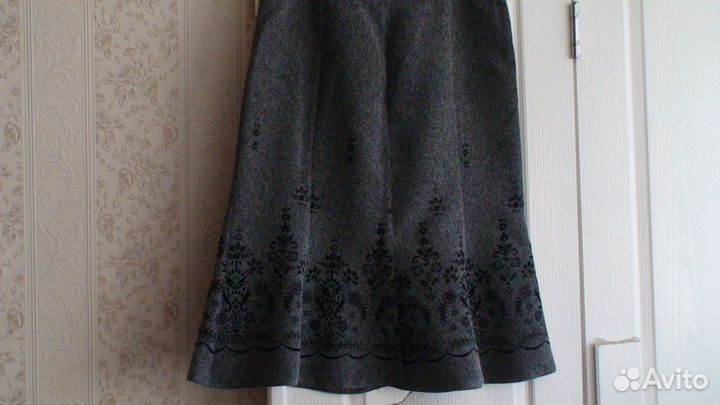 Юбка теплая, р-р 48 и 56