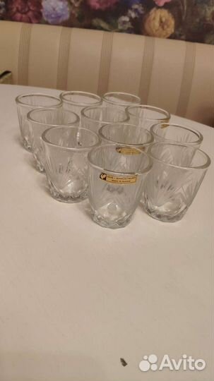 Рюмки стопки хрустальные 12 шт