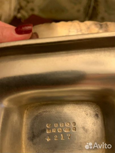 Ваза,сухарница,фруктовница посеребренние Sheffeld