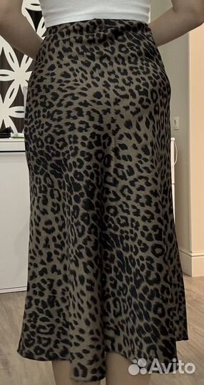 Юбка женская леопардовая размер 42