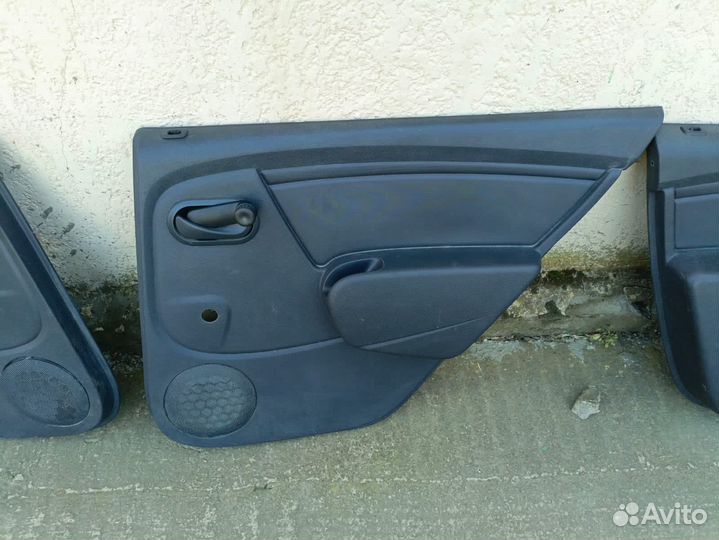 Обшивки дверей renault sandero