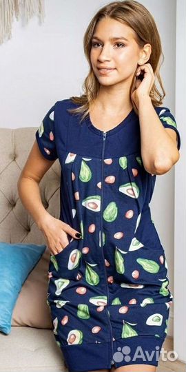 Халат на молнии новый 42 р