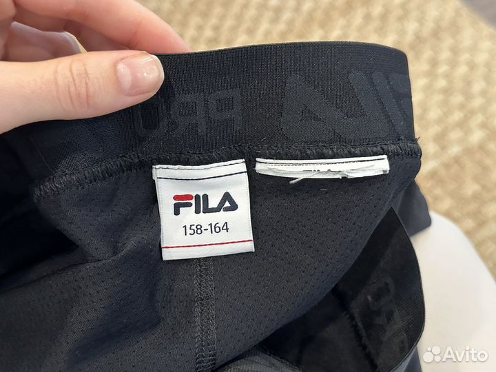Спортивные шорты fila pro с внутренними тайтсами