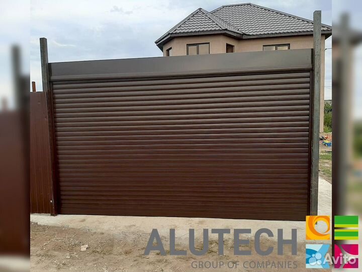 Ворота алютех роллетные