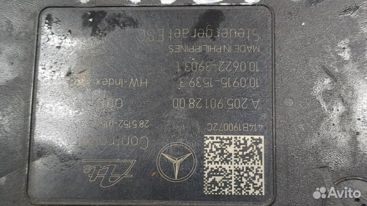 Блок абс, насос Mercedes C W205, 2015