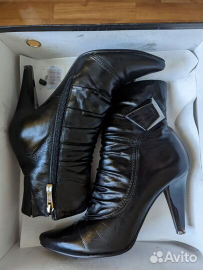 Ботильоны женские 37 размер кожаные