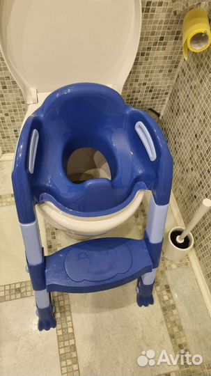 Горшок/накладка на унитаз со ступенькой