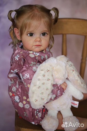 Кукла реборн силиконовая 60 см