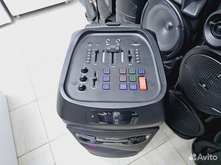 Мощная колонка 250Вт с подсветкой