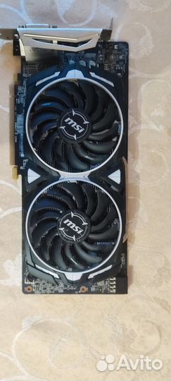 Видеокарта MSI AMD Radeon RX 580 armor 8G OC