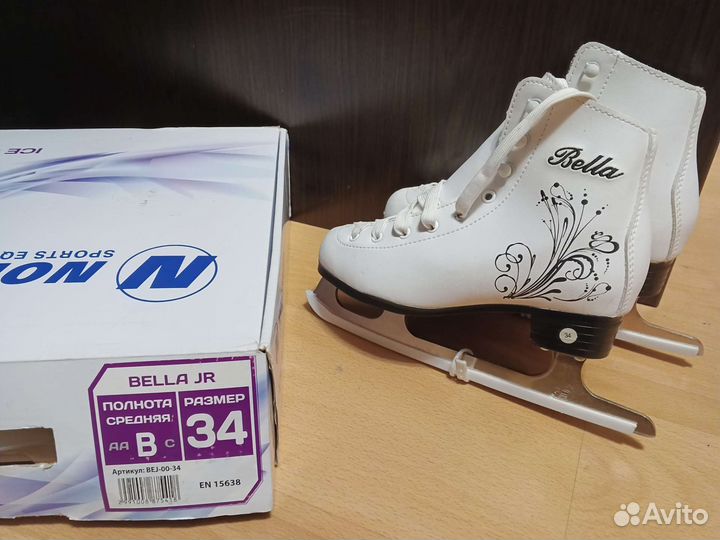 Коньки фигурные Nordway Bella Jr (размер 34)