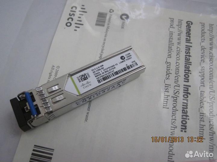 Модуль оптический SFP Cisco GLC