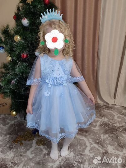 Детское нарядное платье 104