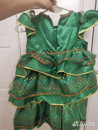 Платье ёлочки р.122 с нюансом