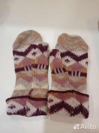 Комплект шапка и шарф женские зимние