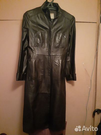 Кожаный плащ женский натуральная кожа