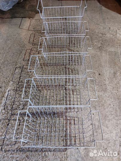 Полочка корзина стеллажная 6шт
