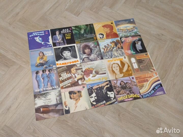 Виниловые пластинки (миньоны) - 30 штук (EP)