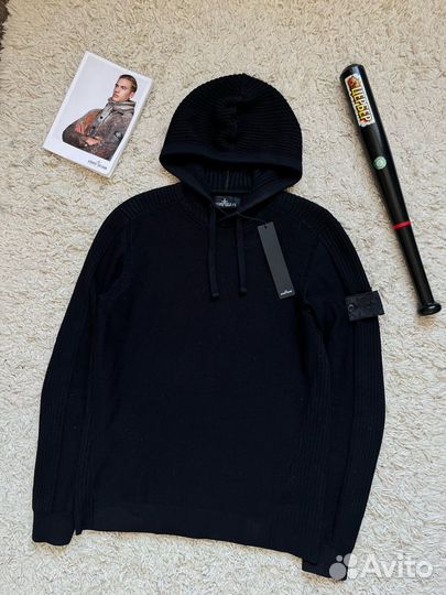 Stone Island Shadow Project Black Wool Hoodie