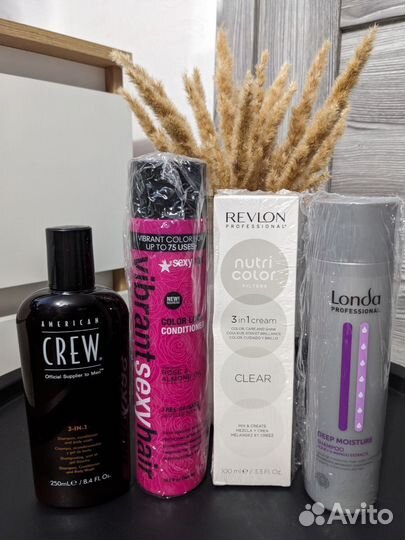 Шампуни/кондиционер. Londa, revlon, crew, sexyhair