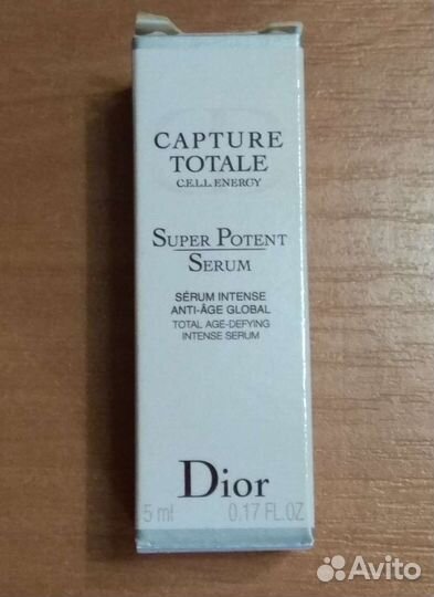 Dior Capture Total омолаживающая сыворотка