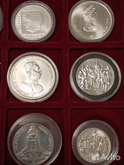 Монеты серебро
