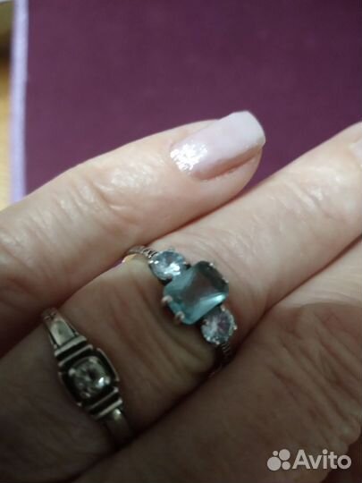 Серебряное кольцо женское