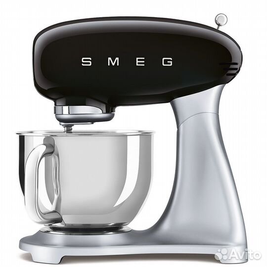 Миксер планетарный Smeg SMF02, черный