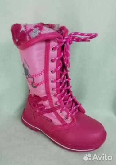 Сапоги зимние для девочек Новые