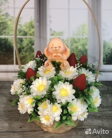 Букет цветов из мыла