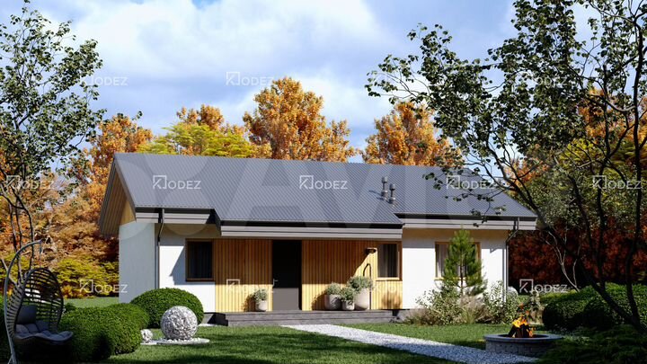 Дом 86,3 м² на участке 10 сот.