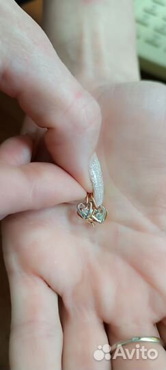 Золотые серьги детские