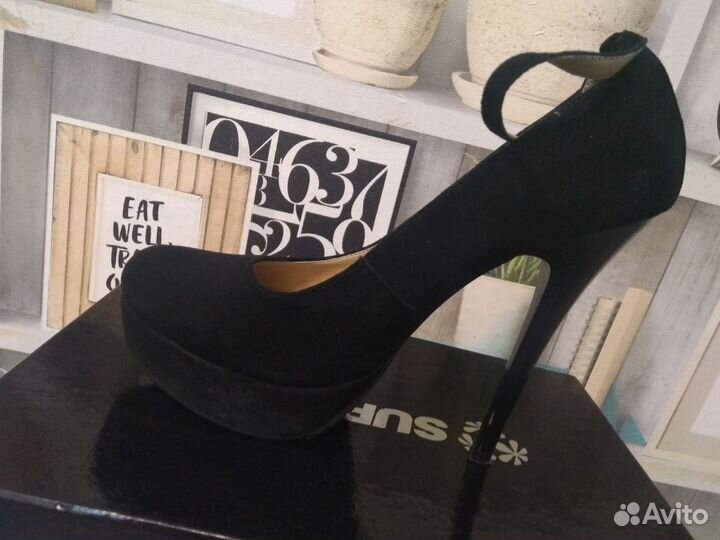 Туфли замшевые, размер 33