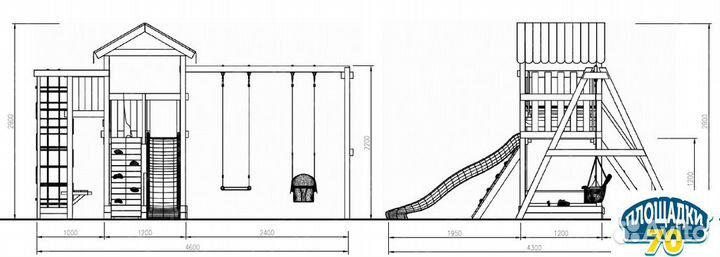 Детская площадка Савушка Мастер - 3