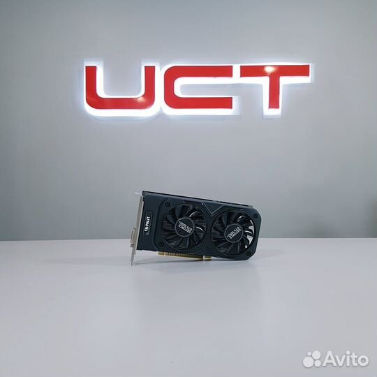 Видеокарта Palit nvidia GTX 1050TI 4Гб Dual