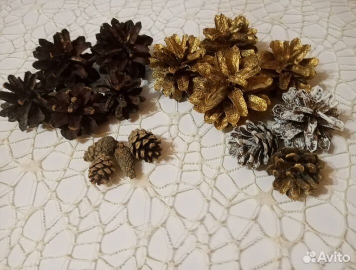 Шишки декоративные