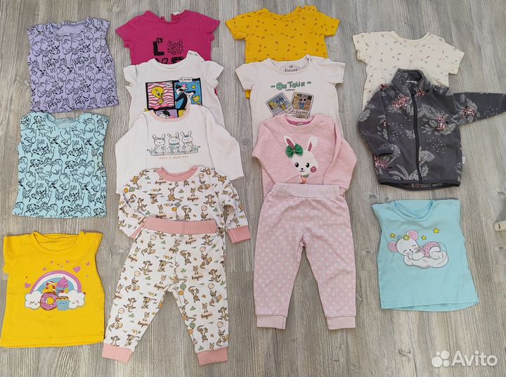 Вещи пакетом 74 80 для девочки