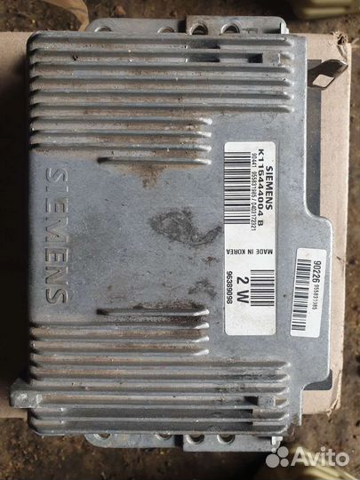 Блок управления двигателем деоо matiz