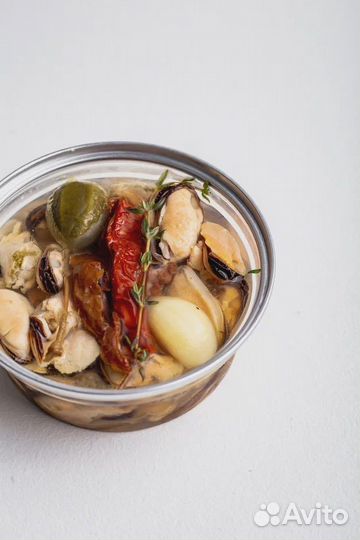 Мидии в масле