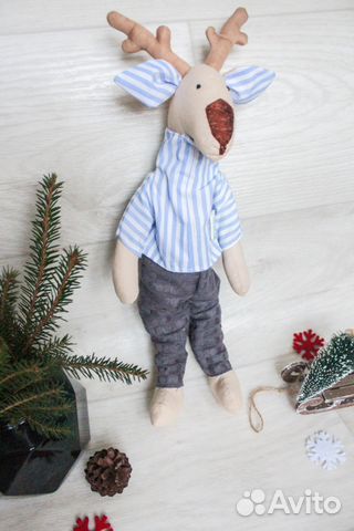 Олень тильда. Новогодний олененок