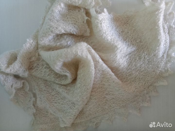 Пуховая шаль (козий пух)