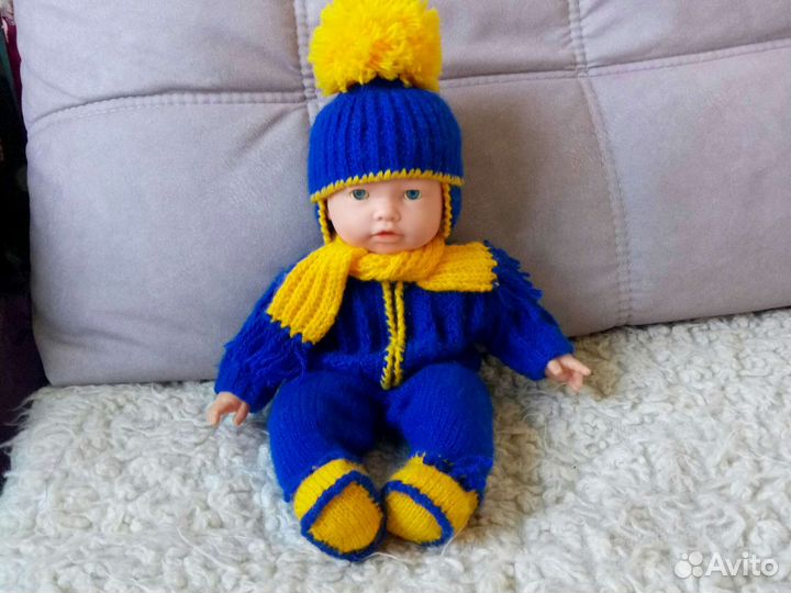 Кукла пупс интерактивная 40см