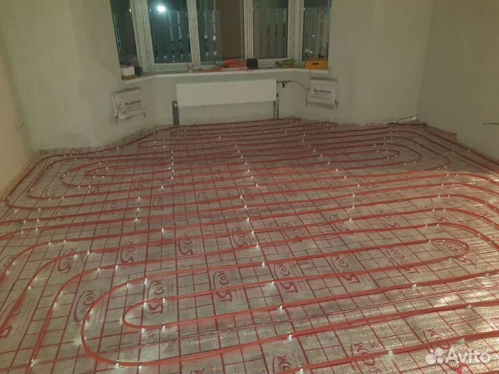 Сантехника. Системы отопления. Водяной теплый пол