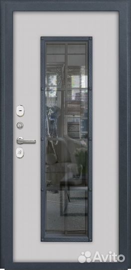 Дверь входная со стеклопакетом
