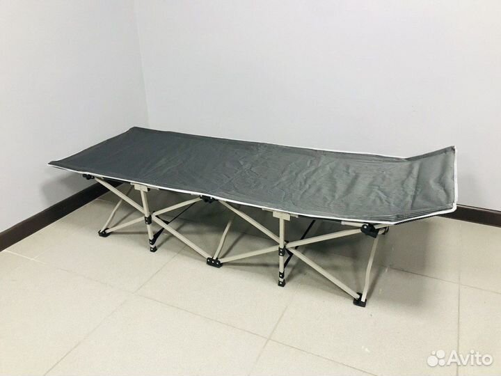 Раскладушка усиленная туристическая складная