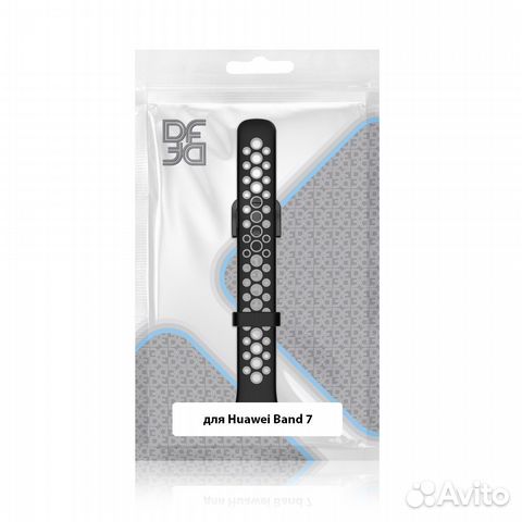 Ремешок спортивный силиконовый для Huawei Band 7 D