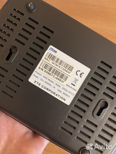 Adsl модем ZTE zxdsl 831cii и маршрутизатор 831AII