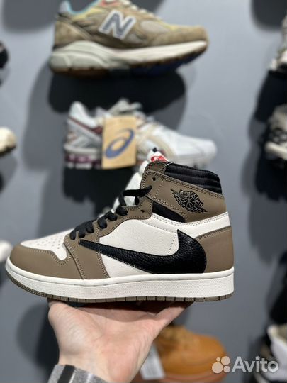 Кроссовки Nike air jordan 1 high travis scott