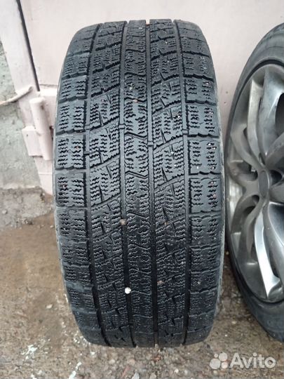 Литые диски r17 5x114 3 с резиной бу