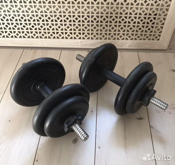 Гантели по 17 кг (Barbell) новые